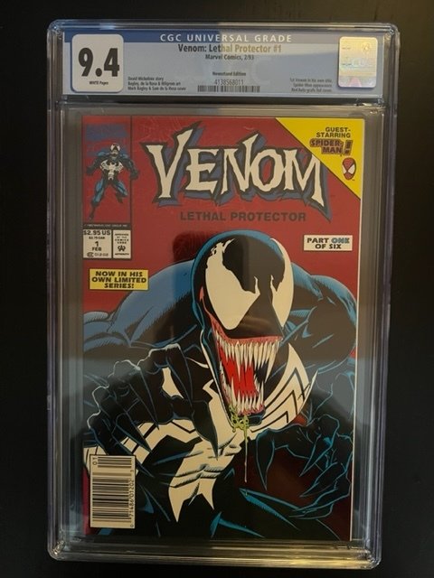 Venom: Lethal Protector #1 (1993) - CGC 9.4