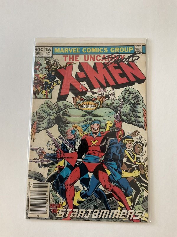 Uncanny X-Men 156 Fine Fn 6.0 Si*ed Shooter First Starjammers Marvel