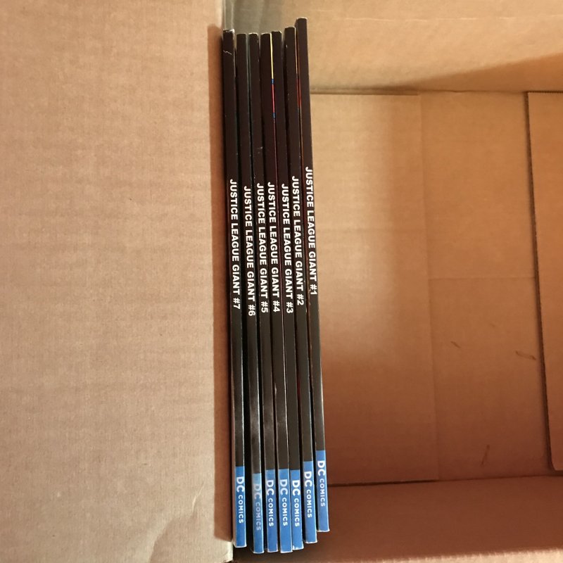 Justice League Giant Complete Set 1,2,3,4,5,6,7 2018-19 Wal-Mart Exclusive VF
