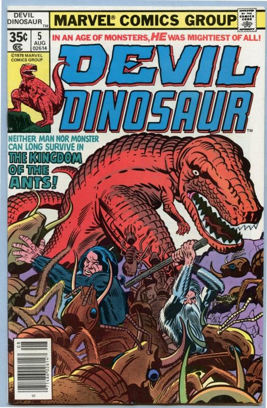 Devil Dinosaur 5 Aug 1978 VF- (7.5)