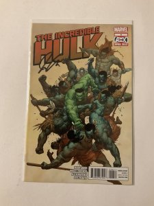 Incredible Hulk 6 Near Mint Nm Signed Aaron Marvel