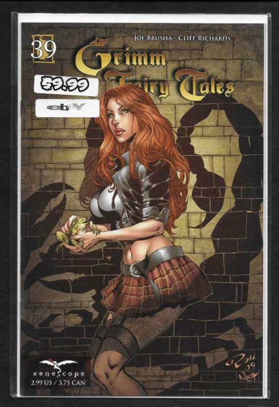 GRIMM FAIRY TALES 7 BOOK LOT- NM AND BETTER- #11,15,17,25,39,40,42- ZENESCOPE