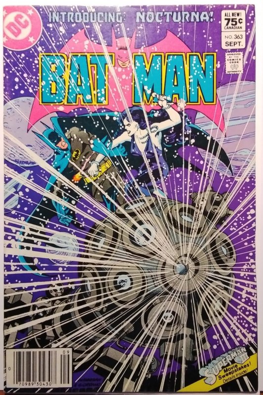 Batman #363 CPV (1983) 1st Nocturna