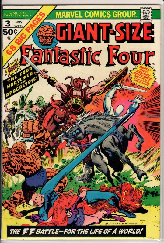 Giant-Size Fantastic Four #3 (1974) 7.0 FN/VF