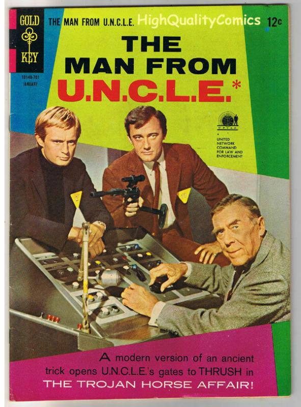 MAN from U.N.C.L.E. #10, VF-, Vaughn, Photo, Gold Key, 1965, more in store