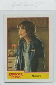 Stranger Things Missing 4 Topps Netflix 2018 Season One trading card