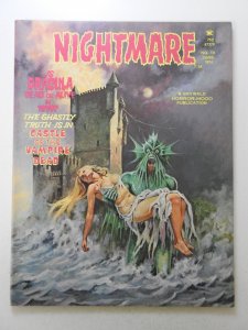 Nightmare #19 (1974) Beautiful VF+ Condition! Castle of The Vampire Dead!