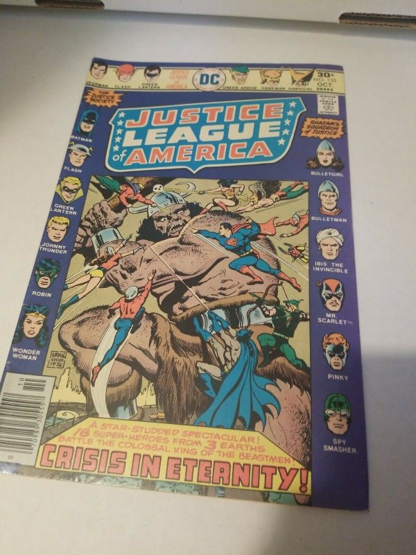 Justice League Of America No.135 Annual Just Society Justice League Team Up