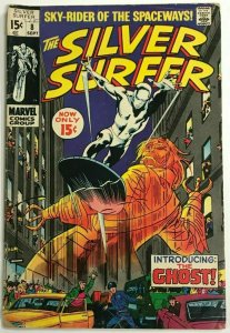 SILVER SURFER#8 VG 1969 MARVEL SILVER AGE COMICS