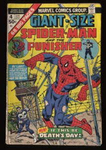 Giant-Size Spider-Man #4 GD/VG 3.0 3rd Punisher!