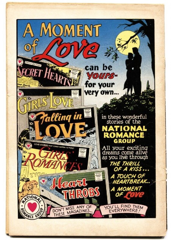 GIRLS' ROMANCES #80 1961-LIBRARY COVER-DC  LOVE & SPICE G
