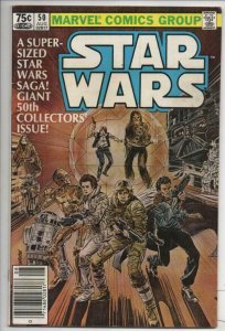 STAR WARS #50, FN, Luke Skywalker, Darth Vader, 1977, more SW in store