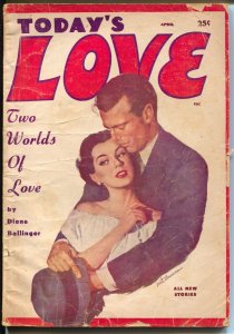 Today's Love 4/1958-Columbia-possinly last romance pulp to see print-rare-VG