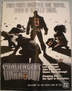 CHALLENGERS of the UNKNOWN Promo poster, 1996, Unused, more in our store