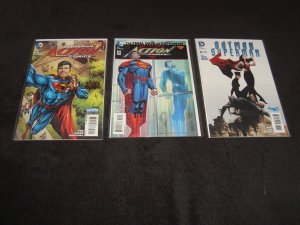 LOT OF 17 MODERN SUPERMAN RELATED COMICS - FREE SHIPPING