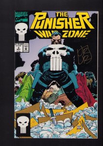 Punisher: War Zone #3 - SIGNED BY JOHN ROMITA JR! (9.0/9.2) 1992