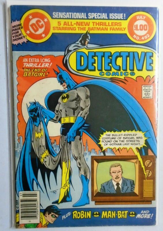 Detective Comics (1st Series) #492, 3.5 (1980)