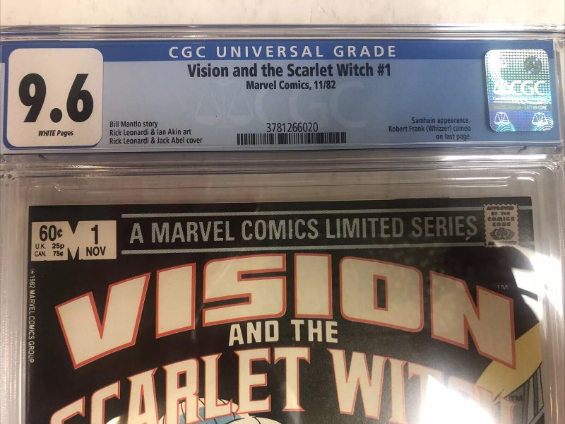 Vision Scarlett Witch (1982) # 1 (CGC 9.6) | Direct Edition | Wandavision Disbey