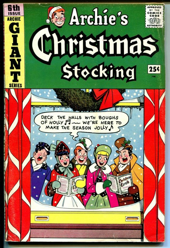 Archie's Giant series #6 1959-Betty-Veronica-Archie's Christmas Stocking-VG