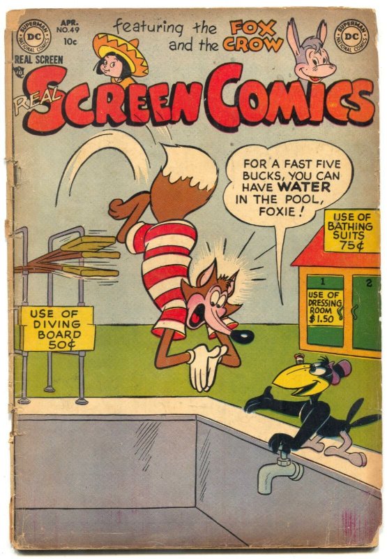 Real Screen #49 1952- Fox and Crow- Funny Animals G-