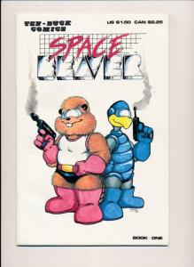 Ten Buck Comics SPACE BEAVER Book One #1 Signed by Artist  ~ VF+ (HX879) 
