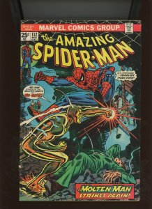 (1974) Amazing Spider-Man #132: BRONZE AGE! ...THE MOLTEN MAN! (4.0/4.5)