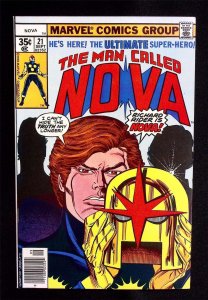 The Man Called Nova #21 Marvel, 1978 1st Cameo Appearance Of Comet, Harris Moore