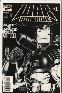 War Machine #1 Newsstand Cover (1994) War Machine