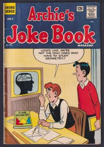 Archie's Joke Book #71 1963 Archie 5.0 Very Good/Fine comic