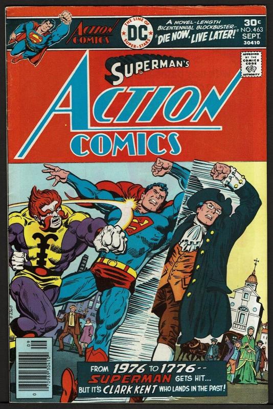 Action Comics Lot of 4 Bronze Age #s 460 461 463 464 FN+ to F/VF