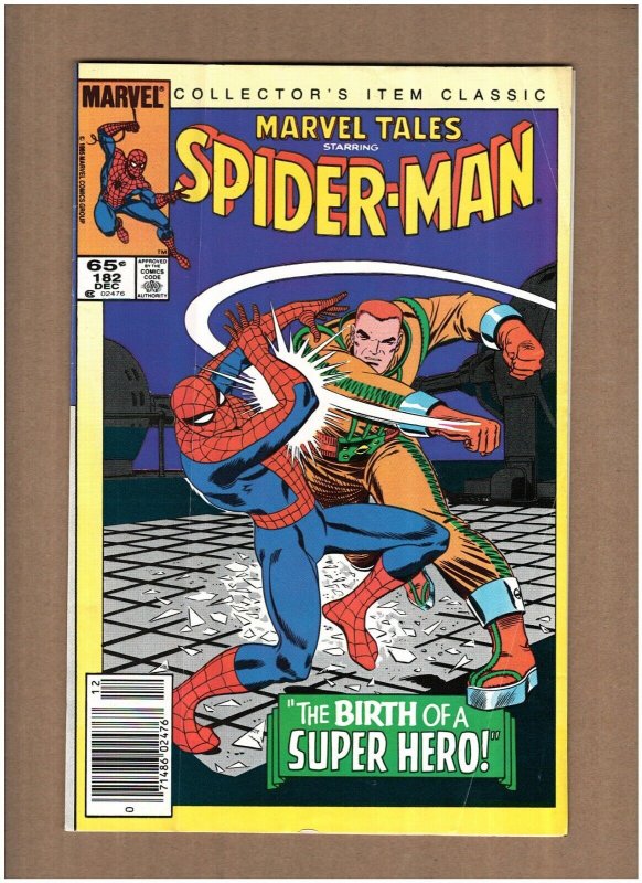Marvel Tales #182 Newsstand Spider-man 1985 Stan Lee GD/VG 3.0