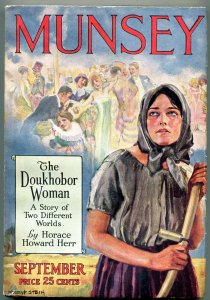 PULP:  Munsey Pulp Magazine September 1924- Modest Stein- Jungle Girl high grade