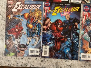 7 New Excalibur Marvel Comic Books # 1 2 3 4 5 6 7 X-Men Wolverine Storm J904 