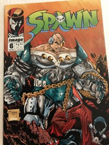 SPAWN #6 : Image 11/92 VF/NM; 1st OVERTKILL,  McFarlane Classic