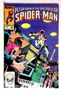 Spectacular Spider-Man #84 (1983) VF/NM Black Costume Marvel