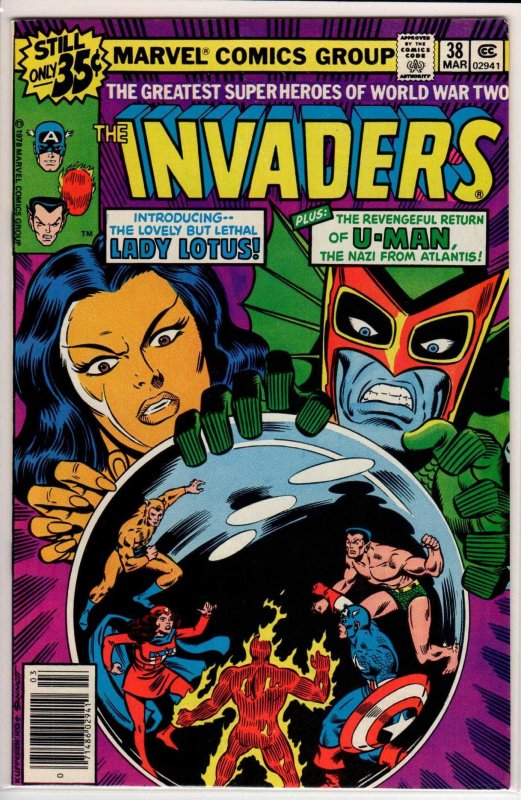 The Invaders #38 Regular Edition (1979) 7.5 VF-