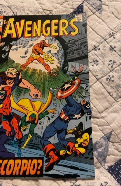 The Avengers #72(1977) First Zodiac/Buscema higher grade