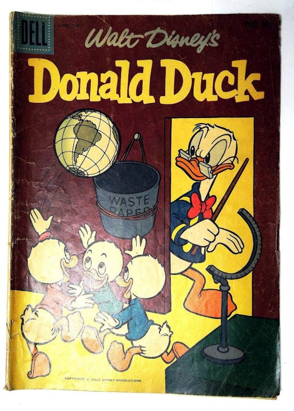 Donald Duck #62 (1958) Dell Comics 1st Print Comic Book