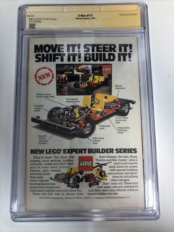 X-Men (1979) # 117 (CGC SS 9.4) Signed Chris Claremont  * Marvel comics * Byrne