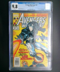Avengers West Coast #94, CGC 9.8 Newstand Marvel, 1993