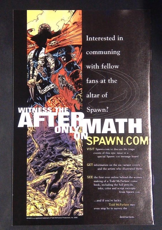 Spawn #100, Wood Variant Cover, Image Comics, 2001