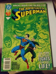 1993 Adventures of Superman 500 Newsstand variant Fine-VF-