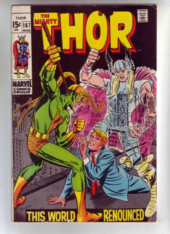 Thor, the Mighty #167 (Aug-69) VF/NM High-Grade Thor