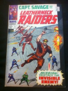 CAPT. SAVAGE AND HIS LEATHERNECK RAIDERS #5 Fine Condition