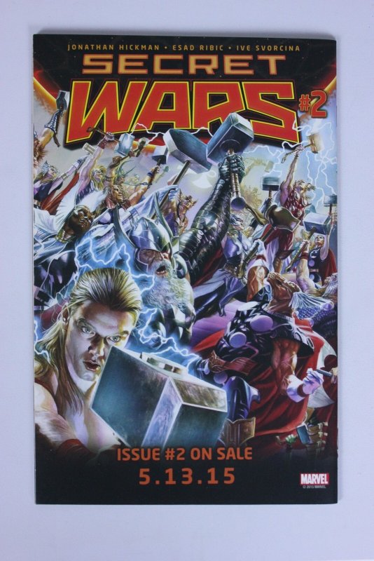 Secret Wars #1 (2015) The Thing NM