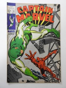 Captain Marvel #13 (1969) VF- Condition!
