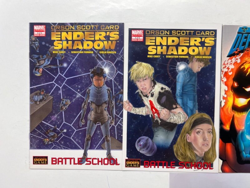 4 Marvel Comics Ender’s Shadow # 3 4+Defenders # 3+Captain America # 1 107 JS46