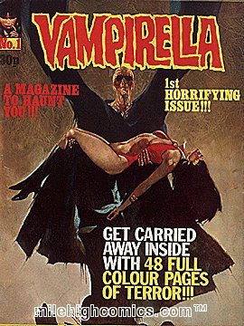 VAMPIRELLA  (MAGAZINE) (U.K.) (1972 Series) #1 Very Fine