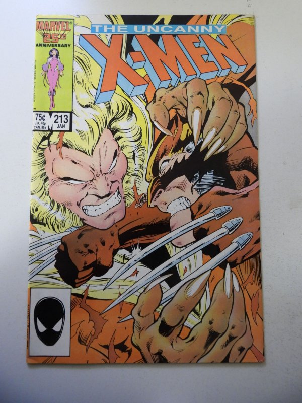 The Uncanny X-Men #213 (1987) FN/VF Condition