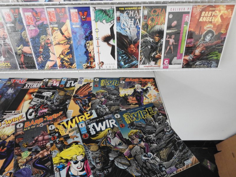 Huge Lot 150+ Comics W/ Vampirella, Dawn, Avengelyne, Razor+ Avg VF+ Condition!!